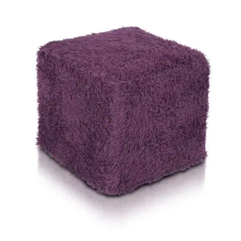 Sedacie vaky a kocky Sedací vak Taburetka Exclusive TiaHome - fialová