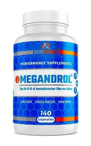 Anabolizéry a NO doplnky Megandrol - Androrganics 140 kaps.