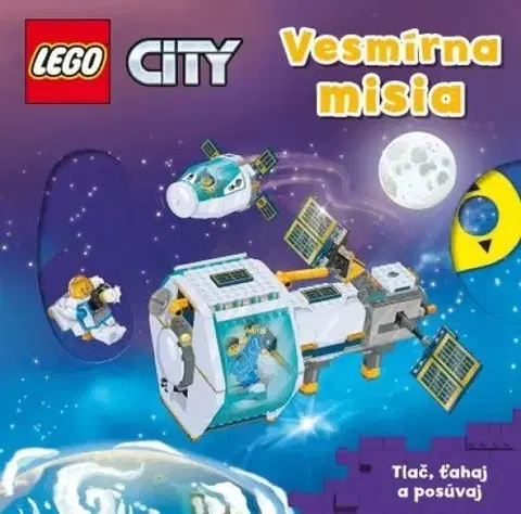 Leporelá, krabičky, puzzle knihy LEGO CITY Vesmírna misia