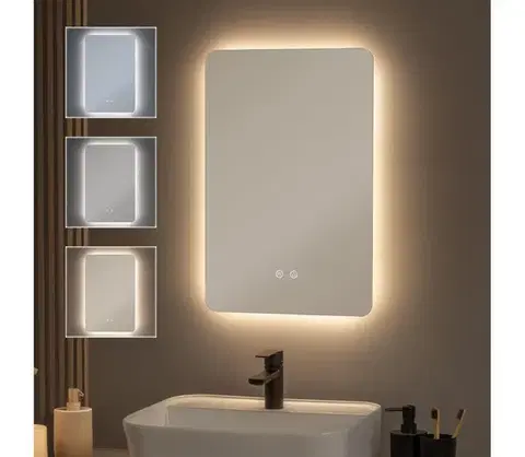 Kúpeľňové zrkadlá BRILAGI - LED stmievateľné kúpeľňové vyhrievané zrkadlo s podsvietením DIANA LED/13W/230V 60x40 cm IP44 FG-GM1106-D6040-13W