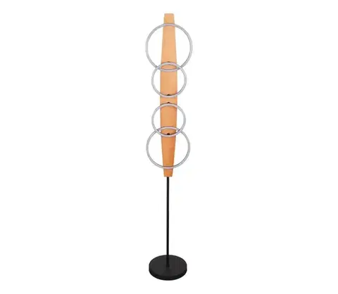 Lampy  LED stojacia lampa MELISA LED/25W/230V borovica 334299