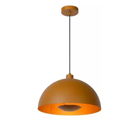Svietidlá Lucide 45496/01/44 - Luster na lanku SIEMON 1xE27/40W/230V oranžová 45496/01/44