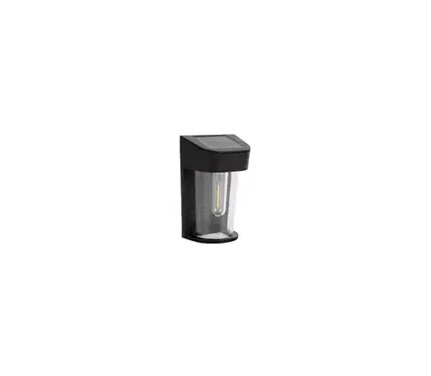 LED osvetlenie  08498L - LED solárne nástenné svietidlo so senzorom LED/2V IP44 08498L