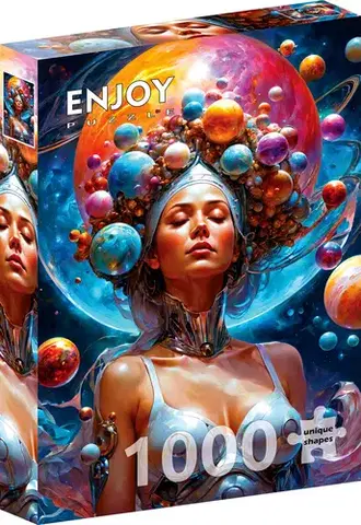 1000 dielikov Enjoy Puzzle Kozmická bohyňa 1000 Enjoy