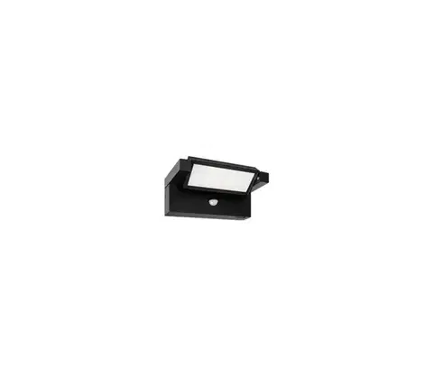 Záhradné lampy  LED vonkajšie nástenné svietidlo so senzorom LED/20W/230V 3000/4000/6500K IP54 čierne COREO LED 20W CCT PIR