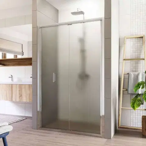 Sprchovacie kúty Mereo Sprchové dvere, Lima, zalamovacia, 80x190 cm, chróm ALU, sklo Point CK80112K