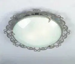 Stropná svetla Stropná/nástenná lampa saténová 2xE27 Casablanca