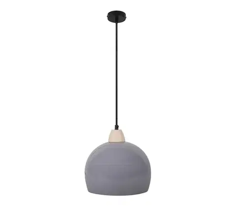 Svietidlá  Luster na lanku MONROE 1xE27/60W/230V šedá 31-78360