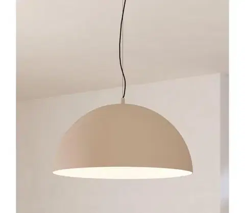 Svietidlá Eglo 900696 - Luster na lanku GAETANO 1xE27/40W/230V béžová 900696