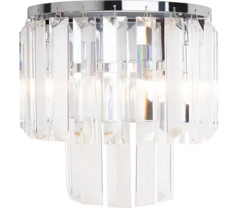 Svietidlá MAXLIGHT W0209 - Nástenné svietidlo MONACO 2xG9/40W/230V chróm W0209
