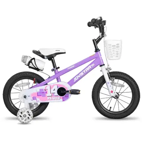Bicykle Detský bicykel Joystar Pluto 14" • 92-120 cm fialová