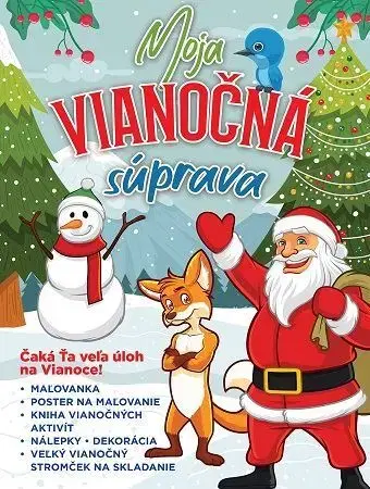 Nalepovačky, vystrihovačky, skladačky Moja vianočná súprava