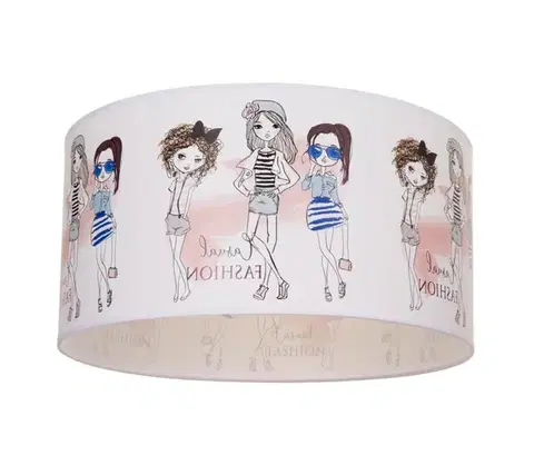 Svietidlá  Detské stropné svietidlo GIRLS VIBES 1xE27/60W/230V pr. 40 cm pre dievčatá H0988