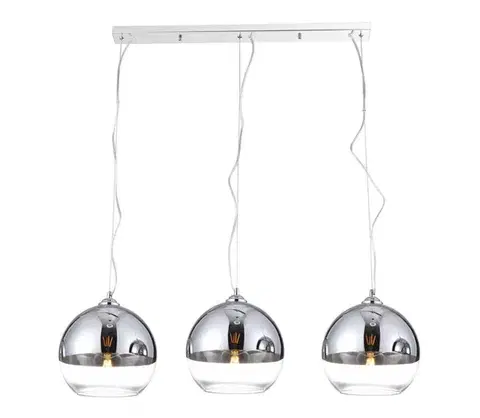 Svietidlá Azzardo  - Luster na lanku BALL 3xE27/40W/230V 