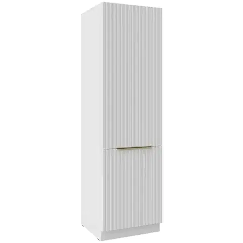Kuchynské skrinky Kuchynská Skrinka Tuluza 60DK-210 2F biely mat lamel