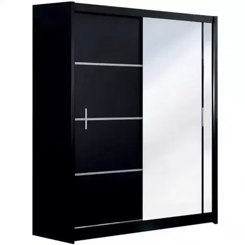 Šatníkové skrine Skriňa Vista 150 cm zrkadlo