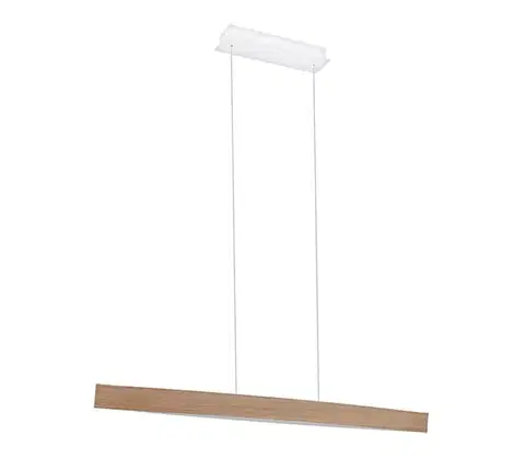 Svietidlá Eglo 93342 - LED závesné svietidlo FORNES LED/24W/230V dub 93342