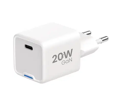 Predlžovacie káble Winner Group - Rychlonabíjací adaptér 1xUSB-C Power Delivery 20W biela WINGAN20WWH