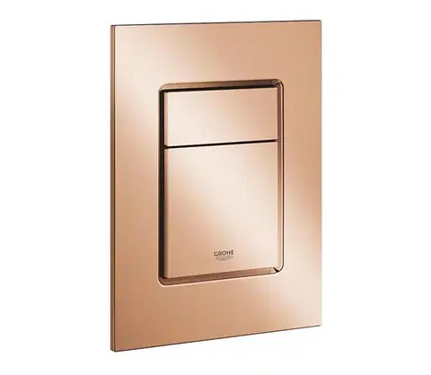 Svietidlá GROHE 37535DA0 - Ovládacie tlačidlo SKATE COSMOPOLITAN S 130 × 172 mm bronzové 37535DA0