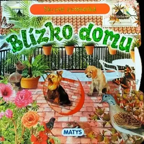 Leporelá, krabičky, puzzle knihy Skryté zvieratká - Blízko domu