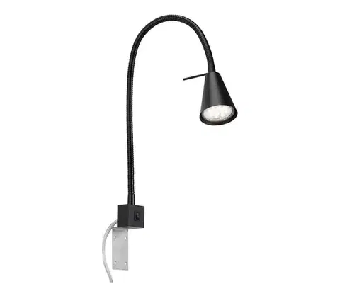 Svietidlá Briloner 2080-015 - LED nástenné svietidlo COMFORT LIGHT 1xGU10/5W/230V čierne 2080-015