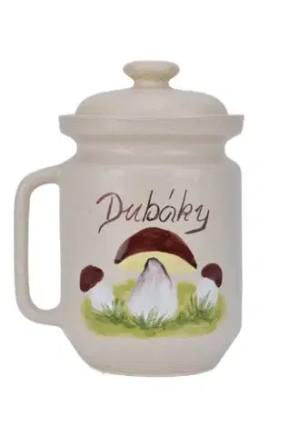 Dózy na potraviny Kinekus Dóza keramická DUBÁKY 1l 852