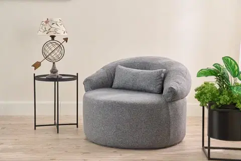 Kreslá Kreslo / Jednomiestna pohovka Pitta - Grey