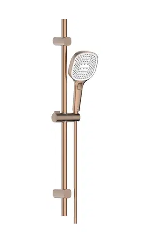 Kúpeľňové batérie KFA KFA - Malaga posuvný sprchový set, kompletný, PVD brushed rose gold 841-352-34