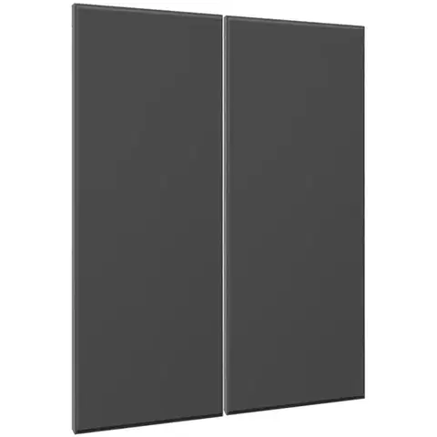 Kuchynské skrinky Čelo skrinky Luxeo F16-D80_D80Ztenký rám dark grey