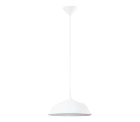 Svietidlá  SL.1327 - Luster na lanku FRIKA 1xE27/15W/230V pr. 34 cm biela SL.1327