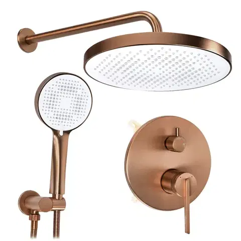 Sprchy a sprchové panely REA - Podomietková sprchová sada Grace Brush Copper + BOX REA-P4408