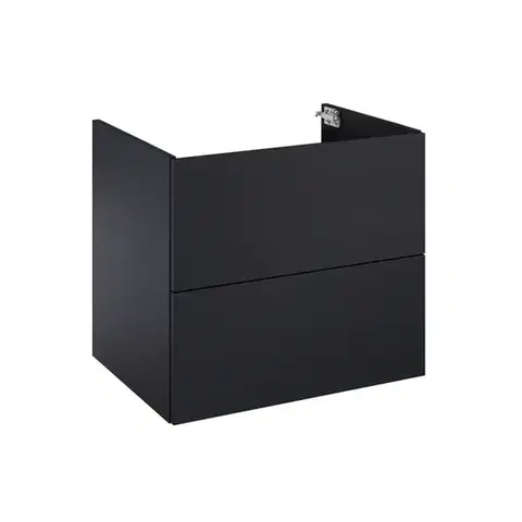 Skrinky pod umývadlo Skrinka Merkado 60 2S Black Matt