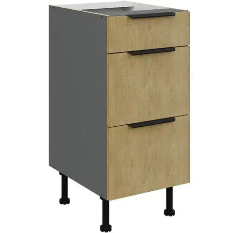 Kuchynské skrinky stojace Kuchynská skrinka Cremona Ant 40d 3s Bb