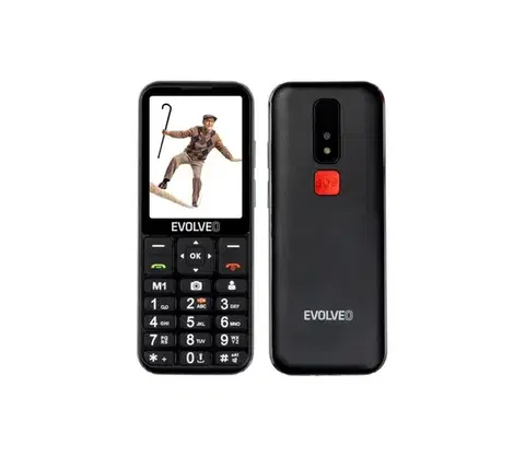 Predlžovacie káble Evolveo - EasyPhone LT 4G mobilný telefón pre seniorov čierna EP-880-LTB