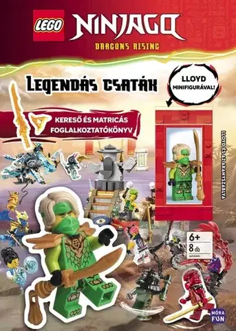 Pre deti a mládež - ostatné Lego Ninjago. Legendás csaták. Kereső- és matricás foglalkoztatókönyv