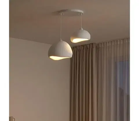 Svietidlá BRILAGI - Lanový luster WABI SABI 2xE27/40W/230V priemer 70 cm biely 118OPV1203
