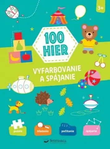 Príprava do školy, pracovné zošity 100 hier, Vyfarbovanie a spájanie 3+