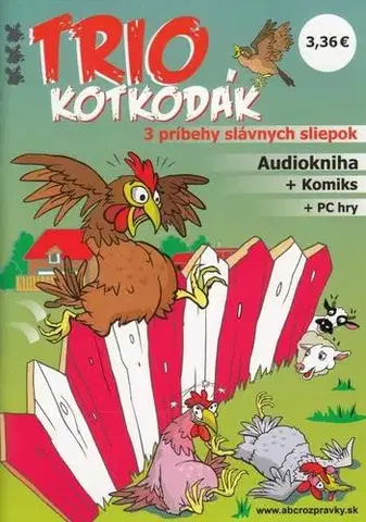 Pre deti a mládež - ostatné Trio Kotkodák (CD + Komiks) - Kolektív autorov