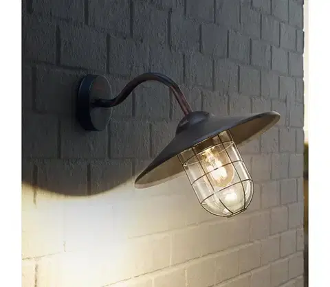 Záhradné lampy Eglo 94863 - Vonkajšie svietidlo MELGOA 1xE27/60W/230V IP44 94863
