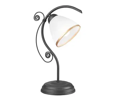 Lampy  Stolná lampa RETRO II 1xE27/60W/230V antracit LN 1.51/antracyt