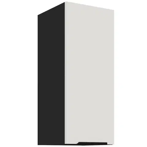 Kuchynské skrinky visiace Kuchynská skrinka Aria-Wh/Bl Anti Fingerprint 30g-72 1f