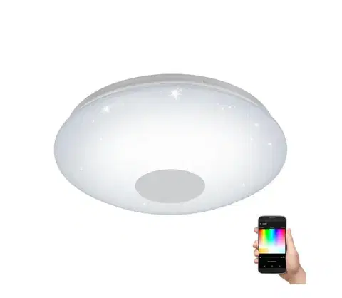 Svietidlá Eglo 96684 - LED RGBW Stmievateľné stropné svietidlo VOLTAGO-C LED/17W/230V 96684