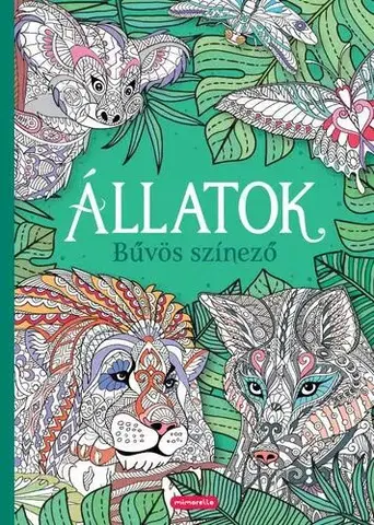 Maľovanky pre dospelých Állatok - Bűvös színező