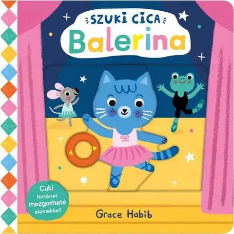 Leporelá, krabičky, puzzle knihy Szuki cica - Balerina - Grace Habib,Orsolya Fenyvesi