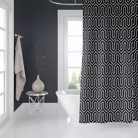Kúpeľňové doplnky Textilný záves 180x200 ethnic
