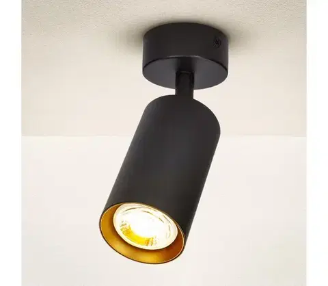 Svietidlá BRILAGI - Bodové svietidlo SELE 1xGU10/30W/230V čierna/zlatá WO-B1-OEM