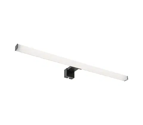 Kúpeľňové zrkadlá Rabalux 75052 - LED kúpeľňové osvetlenie zrkadla OLIRO LED/9W/230V IP44 60 cm čierna 75052