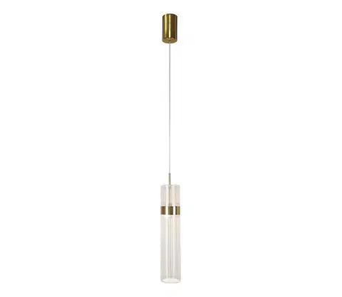 Svietidlá Light Prestige LED luster na lanku AMBIENTE LED/6W/230V 3000/4000/6000K zlatý LP-1510/1P GD