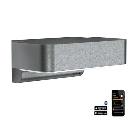 Svietidlá STEINEL 065690-LED Vonkajšie násten. svietidlo so senzorom L800 LED/7,5W/230V IP44 065690