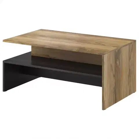 Konferenčné stolíky s úložným priestorom Konferenčný stolík 99 Baros satin/touchwood